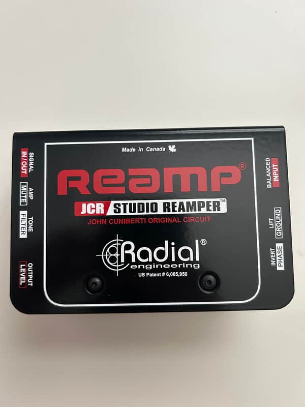 Radial Reamp JCR Studio Reamper 2010s - Black image 1
