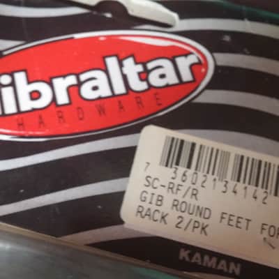 NEW GIBRALTAR DRUM RACK PARTS LOT Black FEET / MEMORY LOCKS image 7