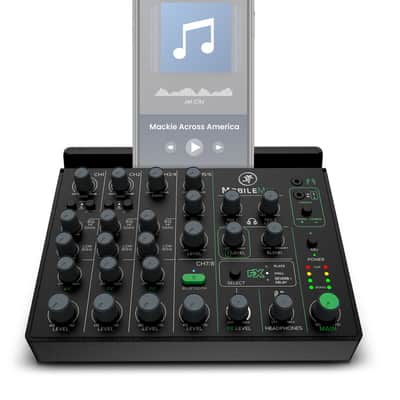 Mackie MobileMix USB-Battery Powered Phone/Tablet Live Sound/Streaming Mixer+Mic image 18