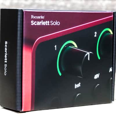 Focusrite Scarlett Solo 4th Gen Studio-Quality 2-In / 2-Out USB Audio Interface image 8
