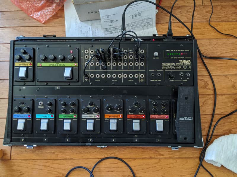 Yamaha SB-200 Professional Pedal Board Made in Japan image 1