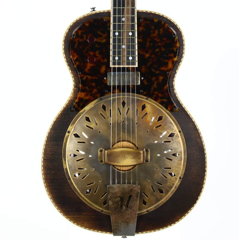 2023 Mule Resophonic Mavis Custom Order w Original Case, Paperwork Resonator Electric Guitar image 1