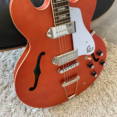 Epiphone Casino Worn (CME Limited Edition Sunrise Orange) 5.9. lbs image 1