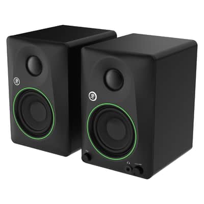 Mackie CR3.5 3.5" Powered Studio Monitor Speakers Pair w Stands Package image 4