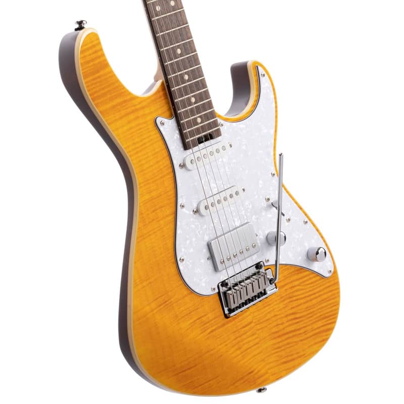 Cort G280 Select - Amber - Flame Maple/Alder Body image 1
