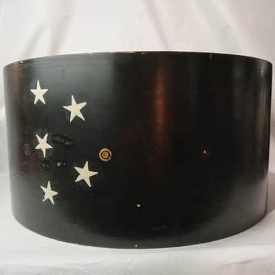 Leedy 14x28"Spartan Bass Drum Shell Vintage 30s Elkhart,IN 3Ply Maple Black Duco image 4