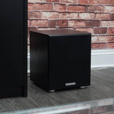 Rockville ROCK SHAKER 6.5" Inch Black 200w Powered Home Theater Subwoofer Sub image 5