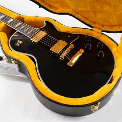 Gibson Custom Les Paul Custom - Ebony with Gold Hardware image 13