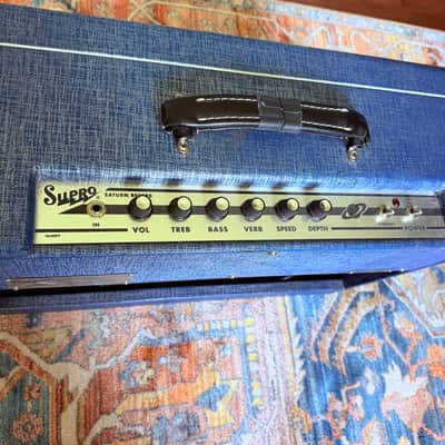 Supro 1648RT Saturn Reverb 2015 - Present - Blue Rhino image 3