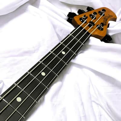 Ernie Ball Music Man StingRay 4 Special, Brulee / Ebony image 8