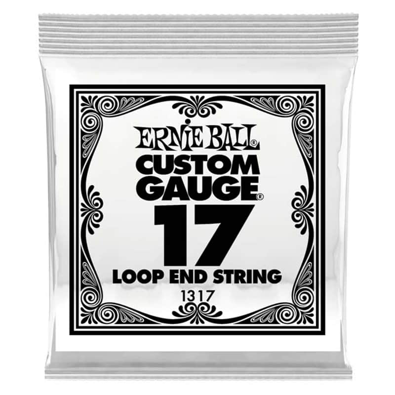 .017 Loop End Tin Plated Steel Custom Gauge for Banjo Mandolin Auto Harp Dulcimer Guitar Type String Works Great for Chinese 二胡 Spike Fiddle! image 1