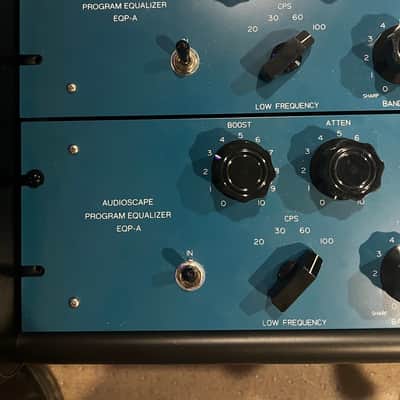 (PAIR) AudioScape Engineering Co. EQP-A Program Equalizer 2019 - 2021 - Blue image 2