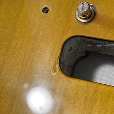 2004 USA Fender American Deluxe 50th Anniversary Stratocaster 2 Tone Sunburst 2TS Guitar Body 2 Post Tremolo Ready image 4