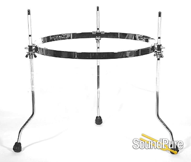 WorldMax DSS1414F 14" Floor Tom Support System w/ Legs BLACK image 1