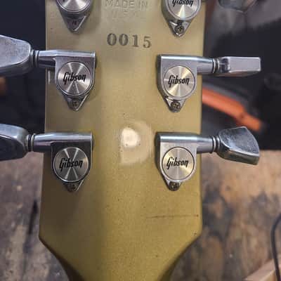 Gibson Les Paul Silver streak 1982 - greenish silver image 5