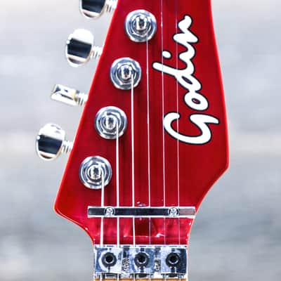 Godin Redline 85 Limited Edition "B-Stock" EMG Pickups Electric Guitar w/Bag image 5