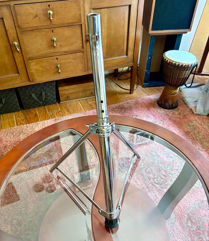 Slingerland Rocket Throne (Base Only) 60's - Chrome image 1