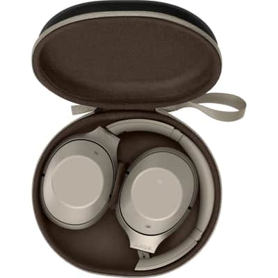Sony MDR-1000X/C Gray-Beige Hi-Res Bluetooth Wireless Noise Cancelling Headphones image 4