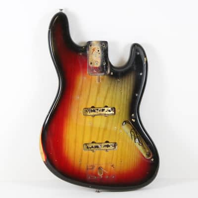 1973 Vintage Fender Jazz Bass Alder Sunburst BODY 1970s USA image 1