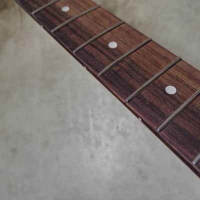 Flame Roasted Maple Strat Neck fits fender Stratocaster body 22 frets image 2