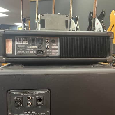 Trace Elliot AH2007S Amp Head-2103X 210 Speaker Cab-1153T 115 Speaker Cab SMX Dual Compressor Complete Vintage Stack 1996 - Black image 20