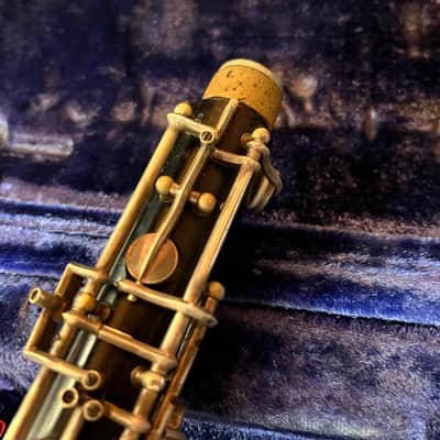 F. Loree Paris Vintage Oboe - Grenadilla Wood - Made in France With Case SN: BD72 - Early 1960s image 8