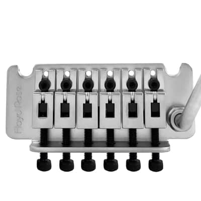 Authentic Floyd Rose Non-Fine Tuner Tremolo System - Satin Chrome image 1