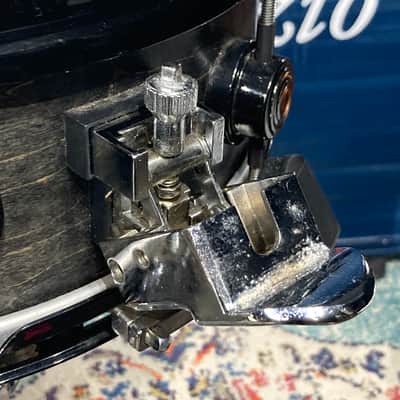 DW Terry Bozzio's 5x13" Collector's Craviotto Solid Shell Snare Drum 1998-Transparent Black Satin Oil image 19