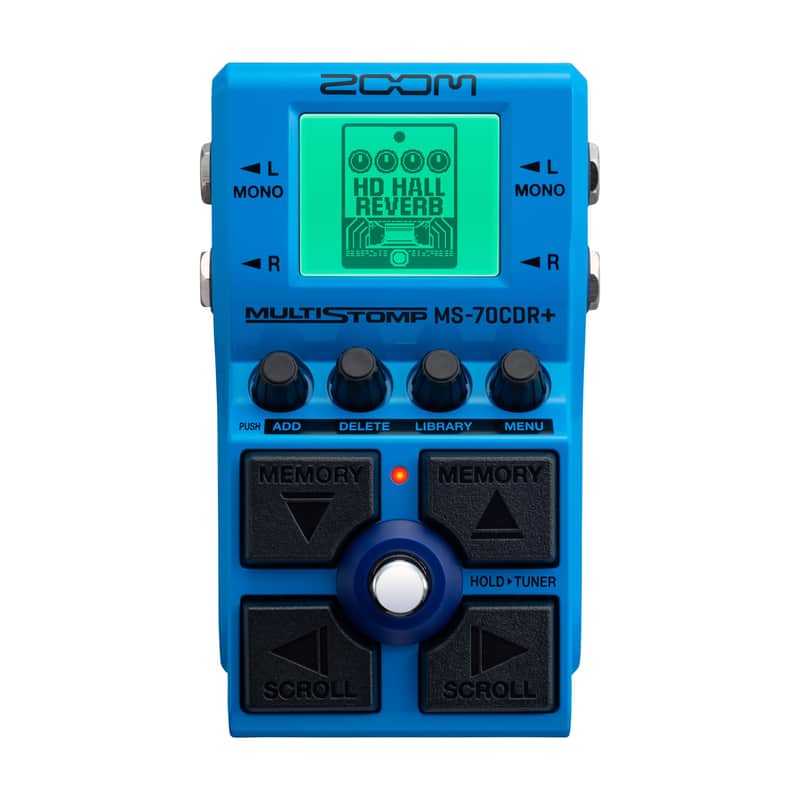 Zoom MS-70CDR+ MultiStomp Guitar Effects Pedal for Chorus, Delays & Reverbs with Over 140 Effects image 1