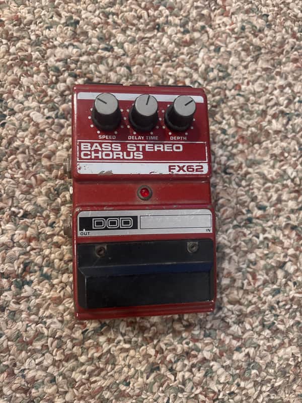 DOD Bass Stereo Chorus FX62 1987 - 1996 - Red image 1