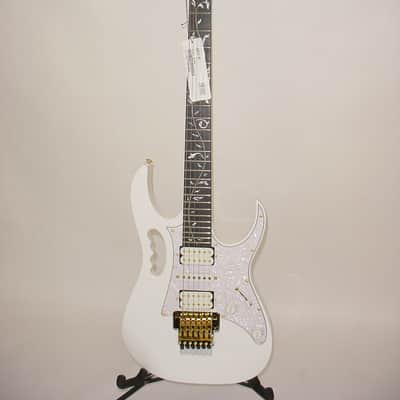 Ibanez Steve Vai Signature Premium JEM7VP Electric Guitar - White w/ Gigbag image 1
