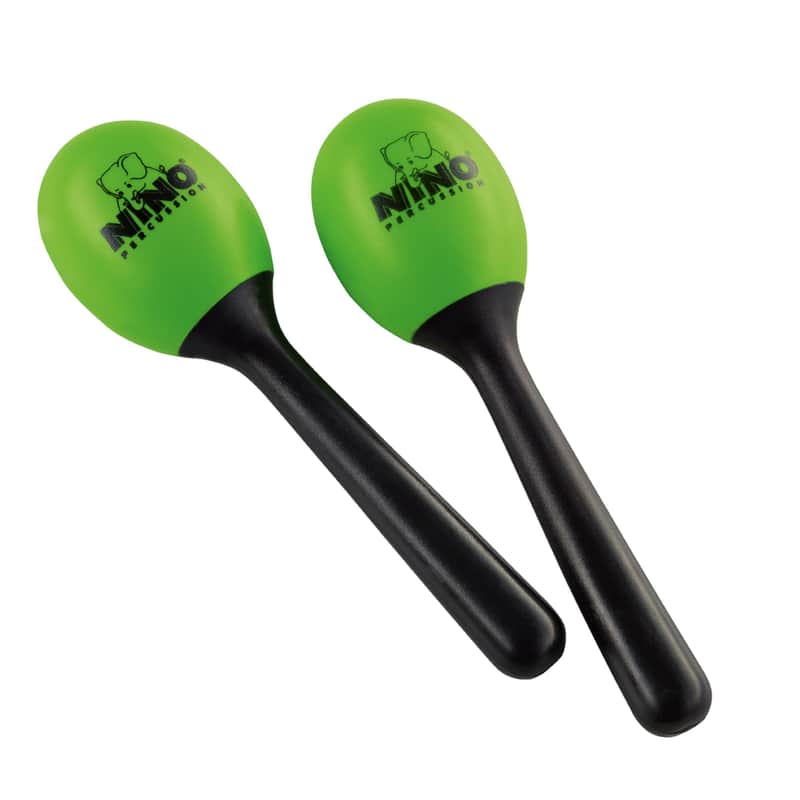 Meinl Plastic Maracas NINO569GG, Grass Green - Shaker image 1