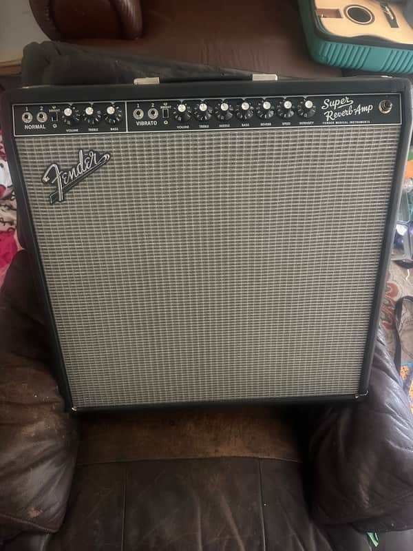 Fender '65 Super Reverb Reissue 45-Watt 4x10" Guitar Combo 75th Anniversary edition image 1