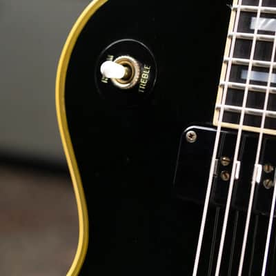 Gibson Vintage 1973 Les Paul Custom '54 Reissue Electric Guitar - Ebony with Hardshell Case - Used image 13