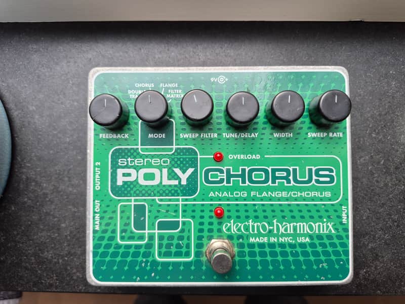 Electro-Harmonix Stereo Polychorus Analog / Chorus / Flanger / Slapback Echo 2011 - 2023 - Green image 1