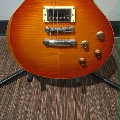 Vintage V100MR-CS Icon Series Single Cut 2010s - Distressed Cherry Sunburst image 2