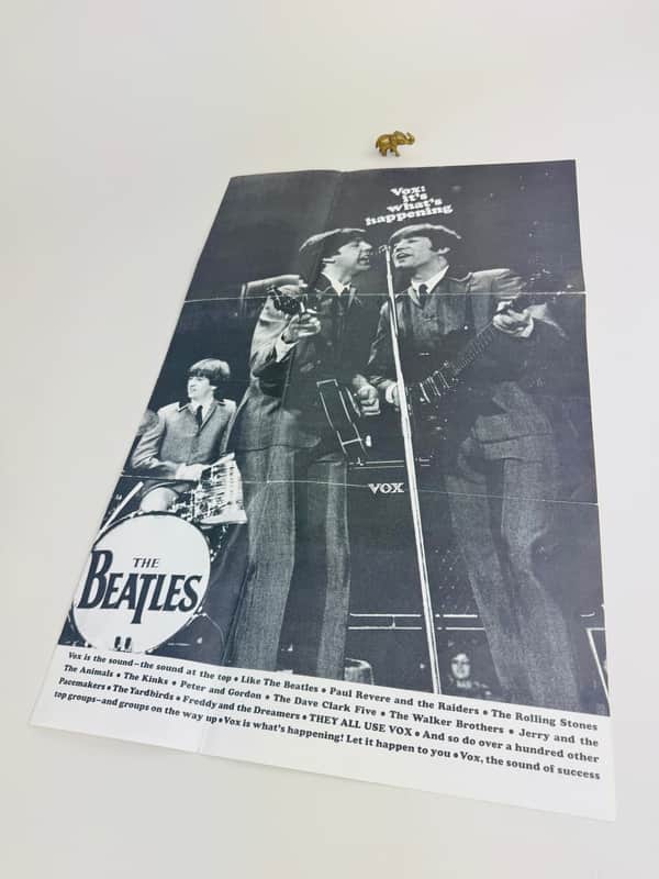Vox “It’s What’s Happening” Foldout Poster/Catalog (c. 1964–1966) image 1