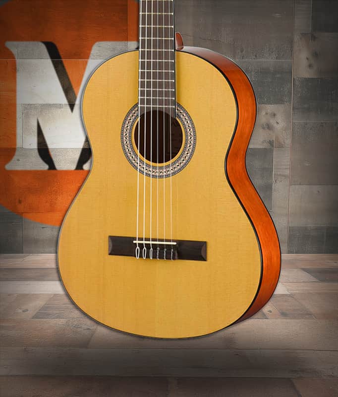 Walden N350-3/4 Standard 3/4 Nylon Classical - Gloss Natural (N350-3/4/W) image 1
