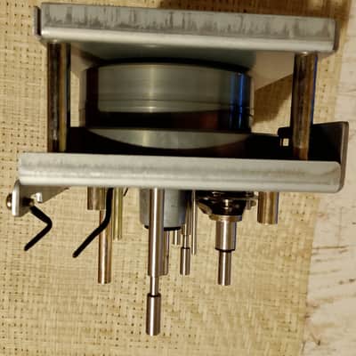 TEAC X 7/10/1000 Reel to Reel Series Capstan/Head chassis with flywheels image 8