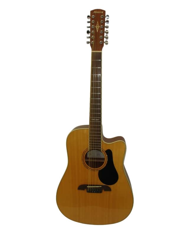2017 Alvarez AD6012CE AD60ce 12-String Acoustic Electric Guitar, Natural AD60-12CE image 1