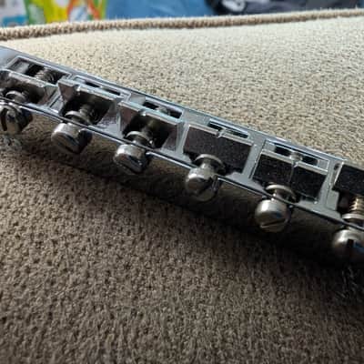 Gibson 1970s ABR-1 Tune-O-Matic Bridge w 1963 Rosewood Base image 6