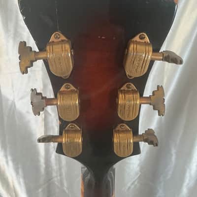 1953 D’Angelico New Yorker Archtop Acoustic Hollowbody Non-Cutaway Guitar Original Sunburst Finish w/Original Hard Shell Case image 13