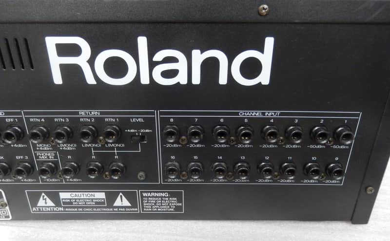 Roland M-160 Rack Mountable sixteen-channel Line Mixer..Rare