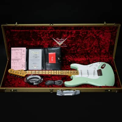 Fender Custom Shop Limited Edition Fat '54 Stratocaster Relic/ Closet Classic Hardware- Super Faded Aged Surf Green 2024 (LXX0565) image 5
