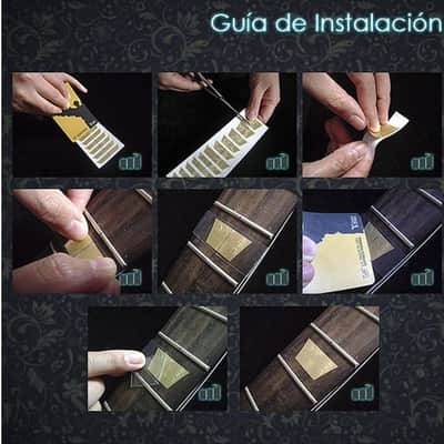 Blocks Diamond White Stickers Inlay Fret Markers Guitars & Bass image 2