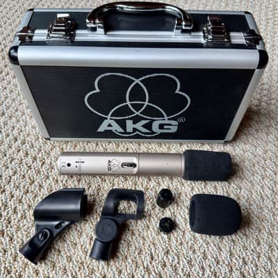 AKG C1000S Condenser Microphone - Excellent Condition w/ Case, Caps & Extra Accessories image 3