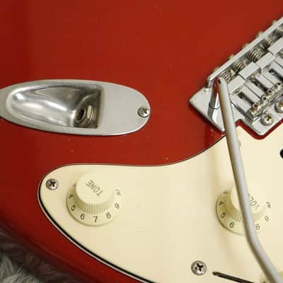 1990 made Greco GPM-1R Stratocaster type Fiesta Red finish Fujigen Made in Japan image 8