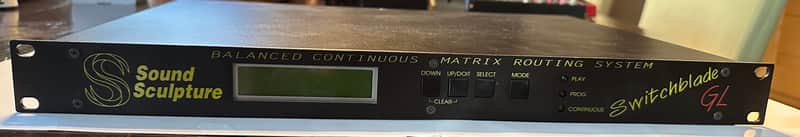 Sound Sculpture Switchblade GL Rack Mounted Effects Control System Around 2015 ?? - Black image 1