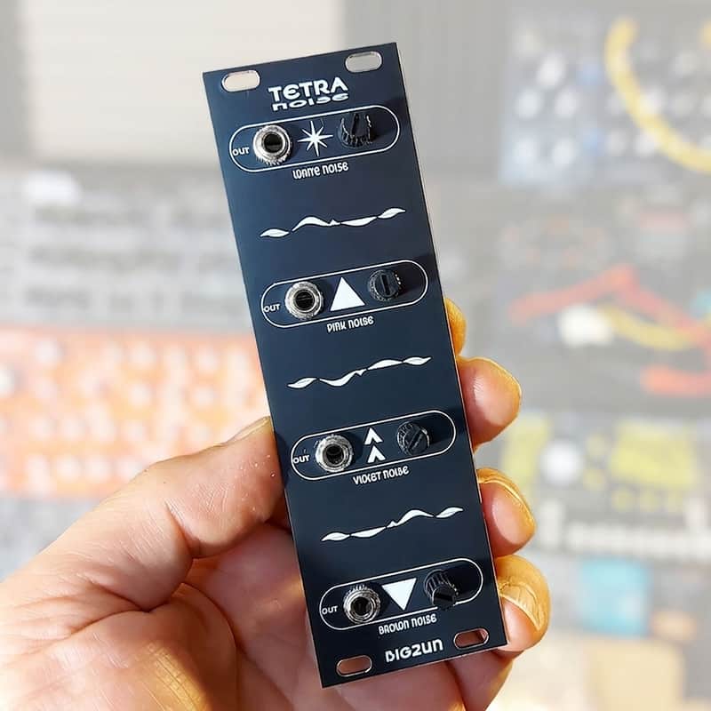 BigZun Tetra NOISE – 4‑channel Eurorack noise generator | White/Pink/Violet/Brown | CV & random | 8HP image 1