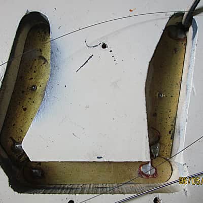 Fender Mustang Guitar, 1964, White, Kluson Tuners, Stackpole Pots, Case image 11
